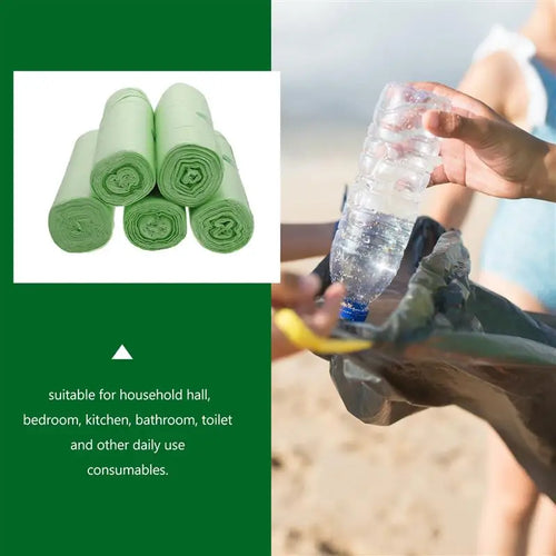 100 Pcs Garbage Bag Biodegradable Garbage Bags Trash Compost Compostable Disposable Classified Waste Rubbish Bags Disposable